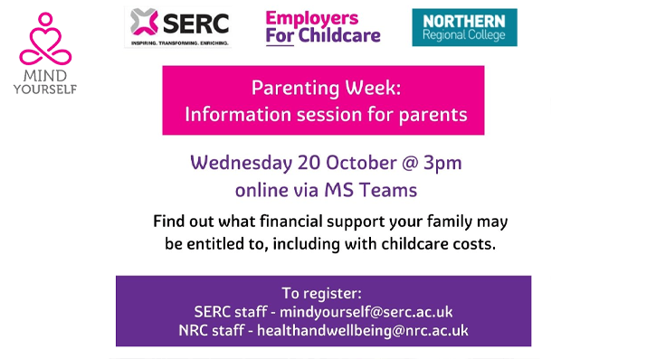 Parenting week takes place on Monday 18th to Friday 22nd October 2021. Parenting NI is committed to supporting all parents and ensuring that their voices are heard whenever decisions are made that will affect them.